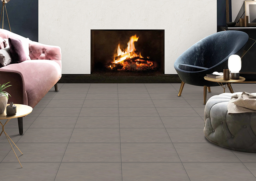 12"x24" Arc Grey - Matte