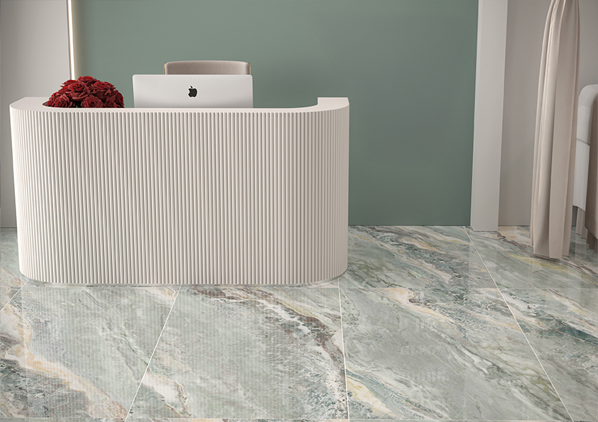 24"x48" Ocean Aqua - Polished