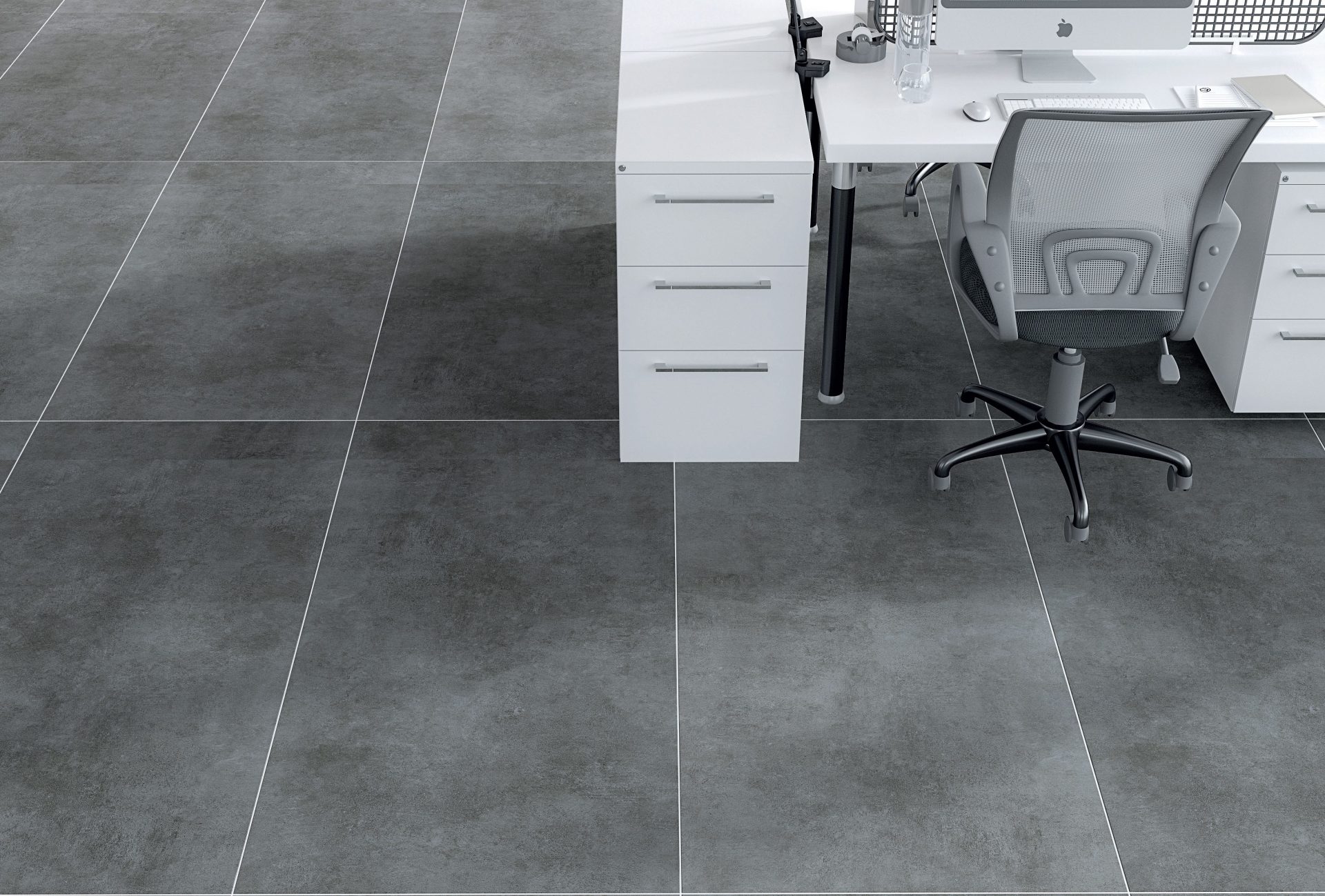 CEMENTO DARK GREY matte 24''x48''