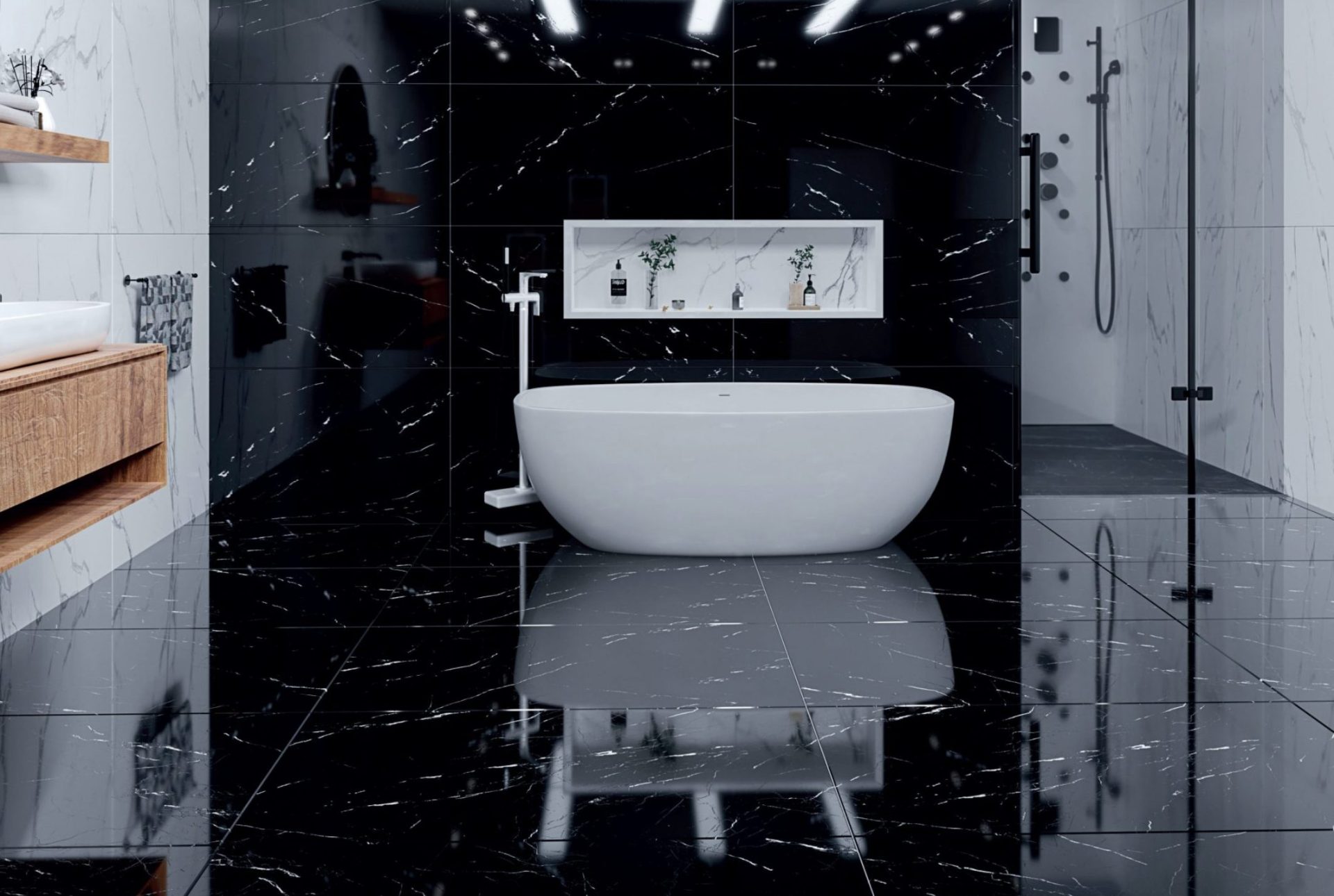 PIETRA BLACK 24''x48''